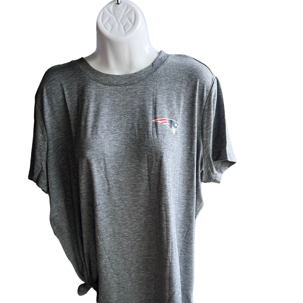 MSX by Michael Strahan for NFL Sz XL Women’s Gray T-Shirt NEW ENGLAND PATRIOTS